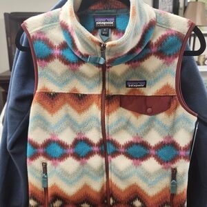 Patagonia Zigzag Pattern Fleece Vest